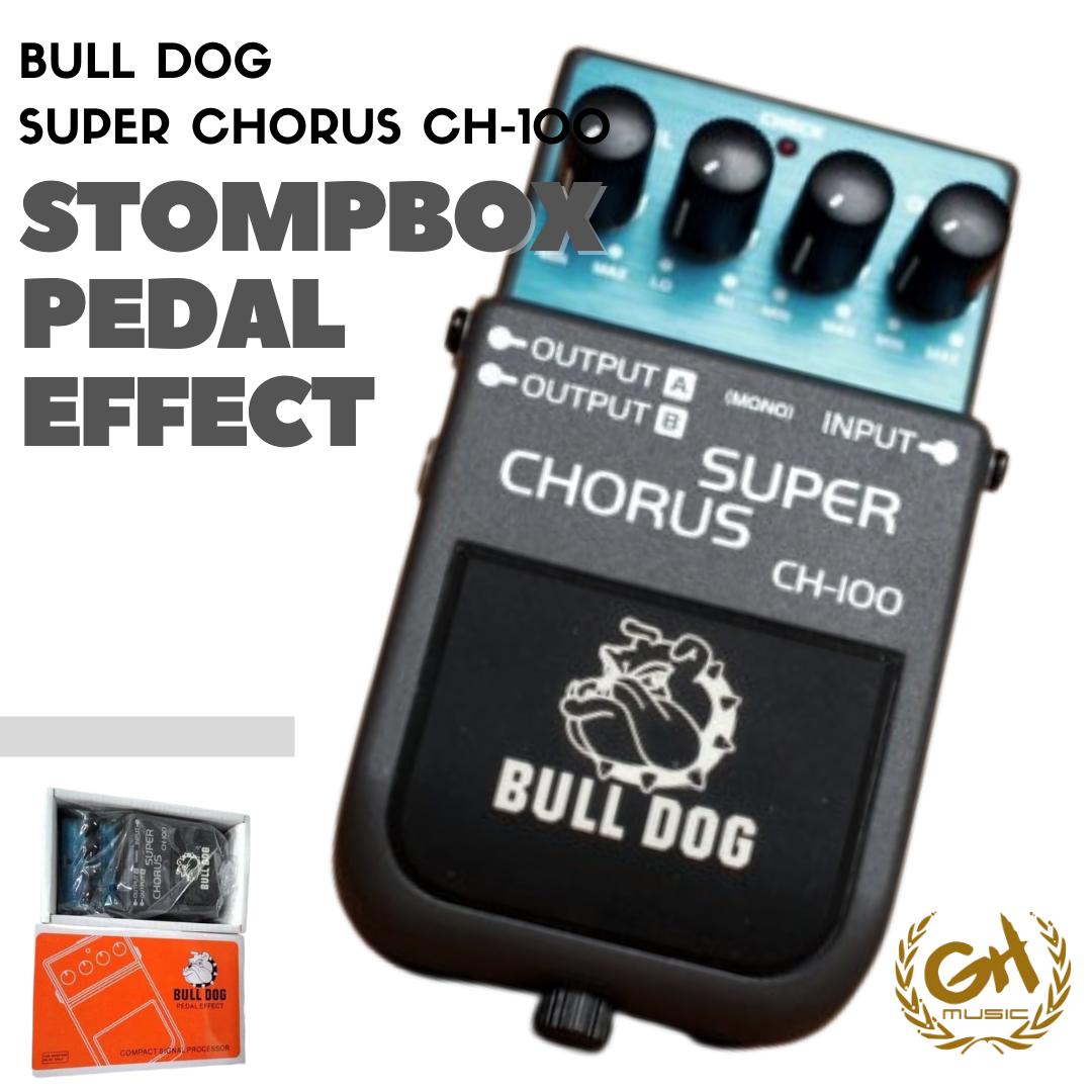 BULLDOG SUPER CHORUS CH-100 STOMPBOX PEDAL EFFECT