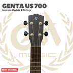 Genta US 700 Soprano Ukulele 4-Strings - Ukulele Soprano 4 Senar Genta US700 Original Asli