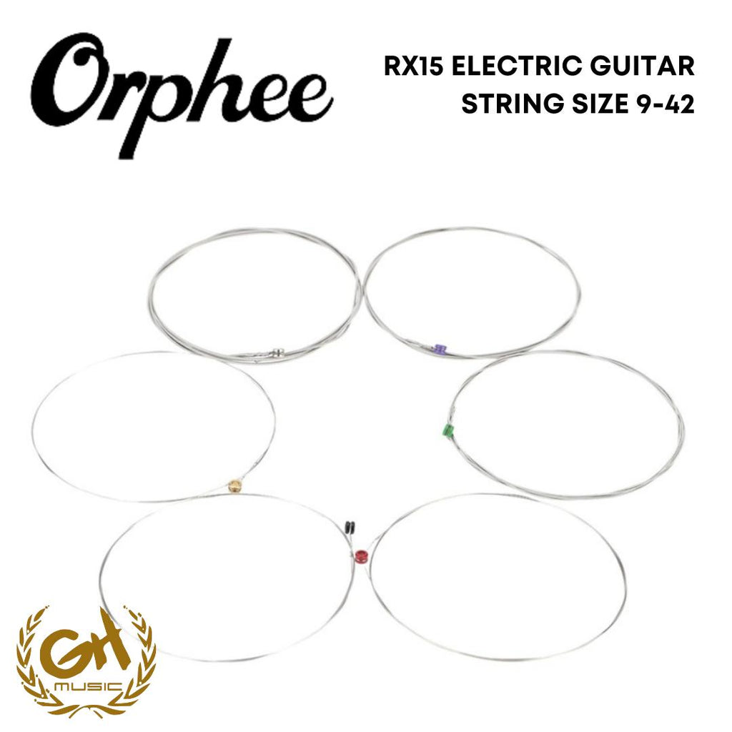 ORPHEE RX15 ELECTRIC GUITAR STRING, SIZE 9-42 | GHM