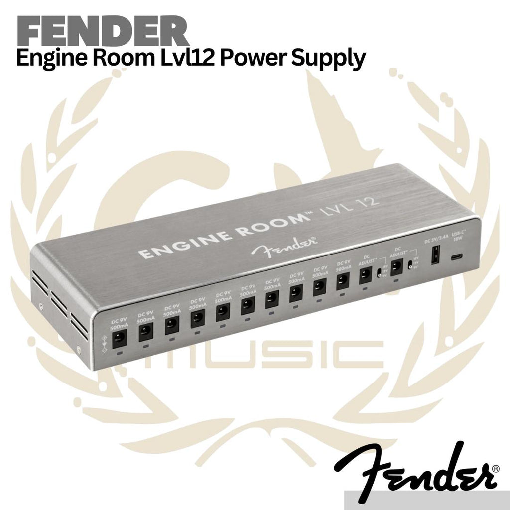 Fender Engine Room LVL12 Effect Power Supply - Adaptor Efek Multi
