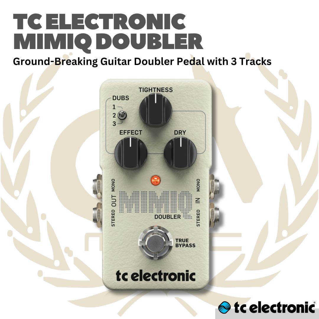 TC ELECTRONIC MIMIQ DOUBLER GUITAR EFFECT PEDAL - EFEK PEDAL GITAS BASS
