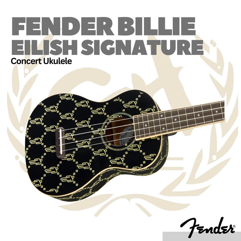 Fender Billie Eilish Signature Concert Ukulele - Gitarlele