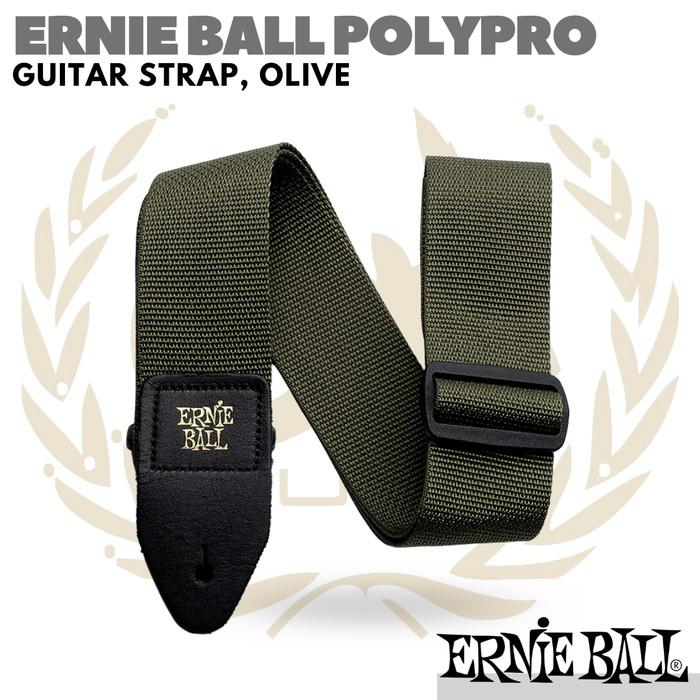 Ernie Ball PolyPro Guitar Strap - Strap Gitar Poly Pro