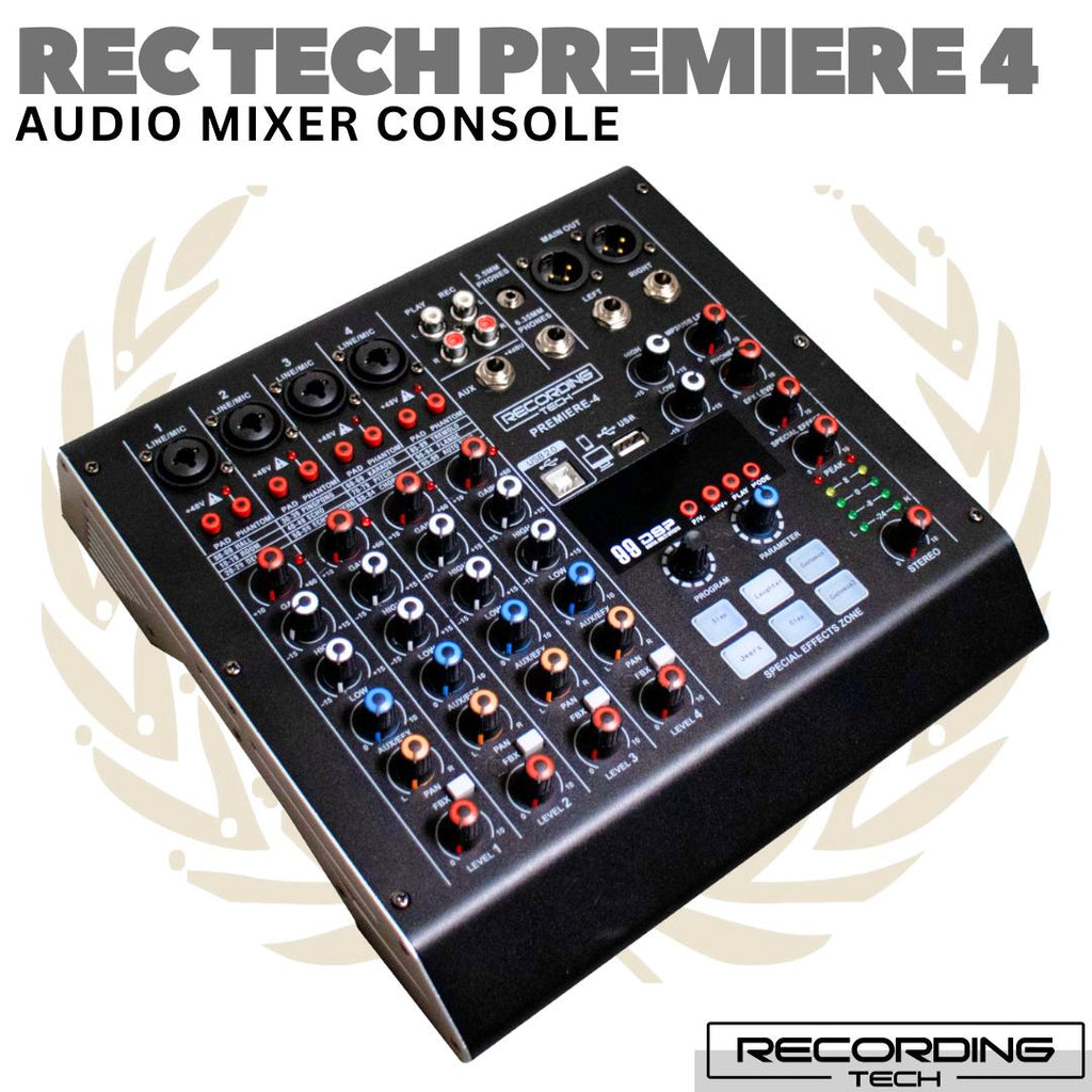 RECORDING TECH PREMIERE-4 Audio Mixer Console | Premiere4