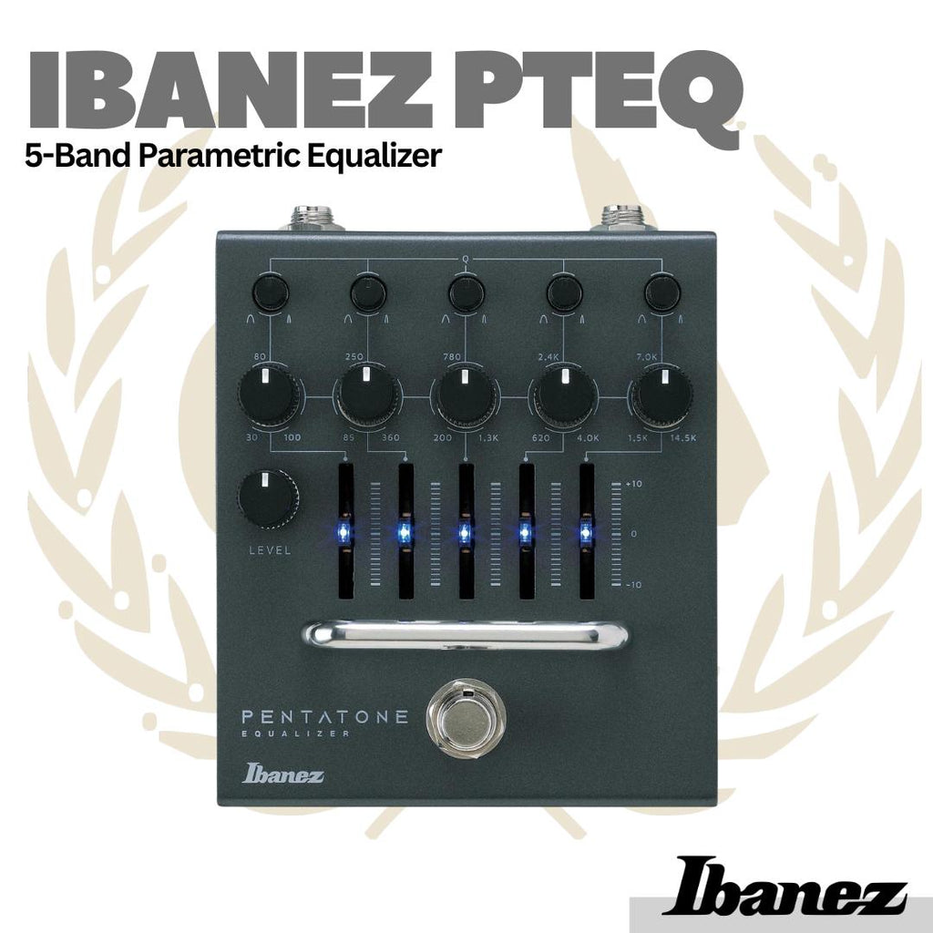 Ibanez PTEQ 5-Band Prametric Equalizer Sound Effect For Electric Guitar - Efek Gitar