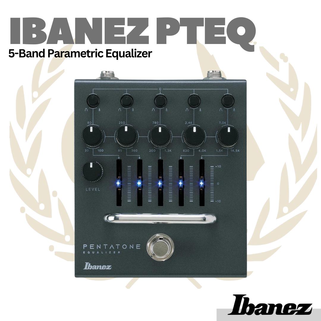 Ibanez PTEQ 5-Band Prametric Equalizer Sound Effect For Electric Guitar - Efek Gitar