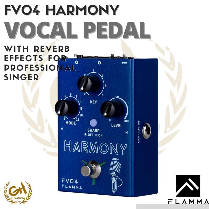 FLAMMA FV04 HARMONY, VOCAL PEDAL WITH REVERB EFFECTS