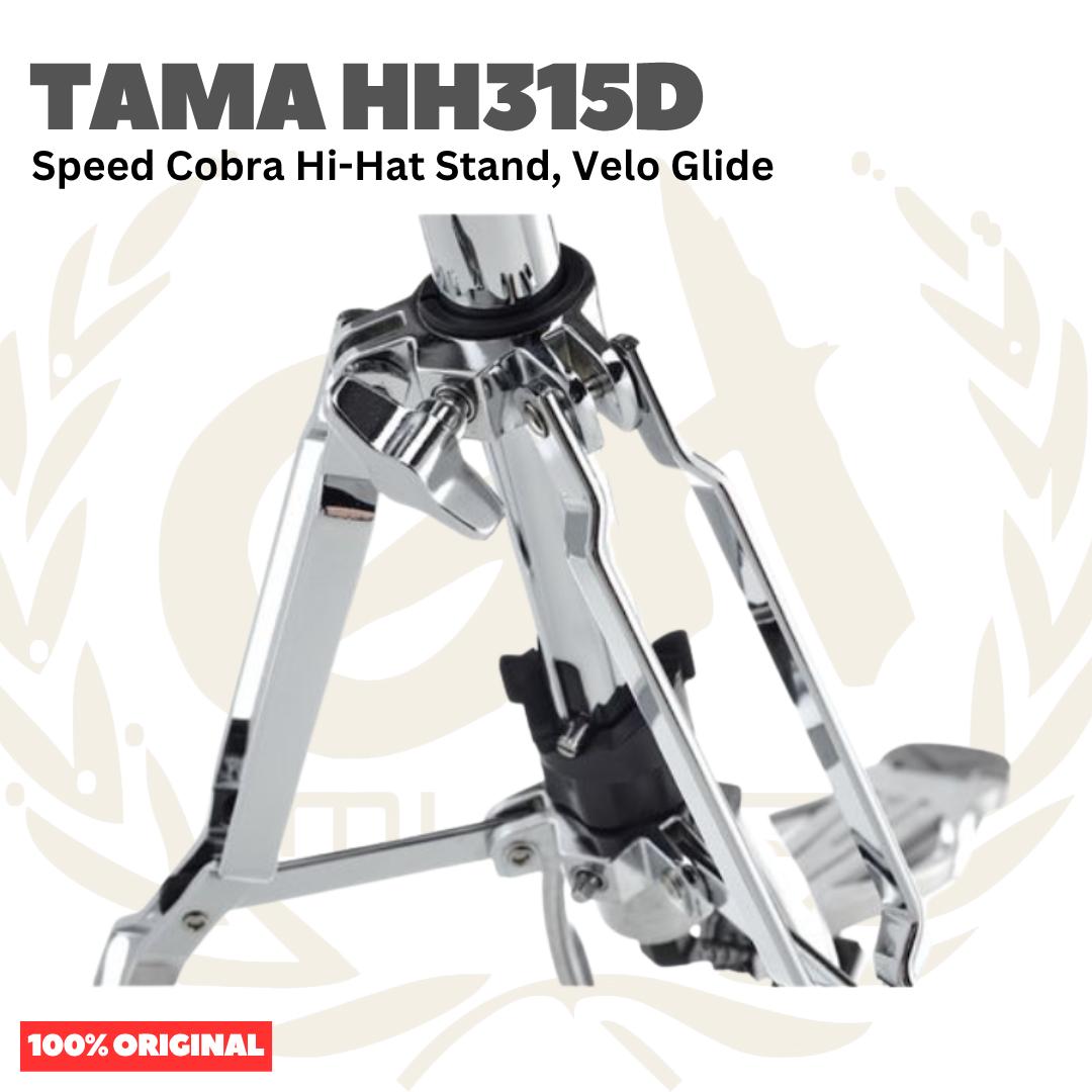 TAMA HH315D Speed Cobra Hi-Hat Stand, Velo Glide - Stand Simbal Hi-Hat Drum