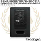 BEHRINGER TRUTH B1031A Active Studio Monitor Speaker 8" Kevlar Woofer