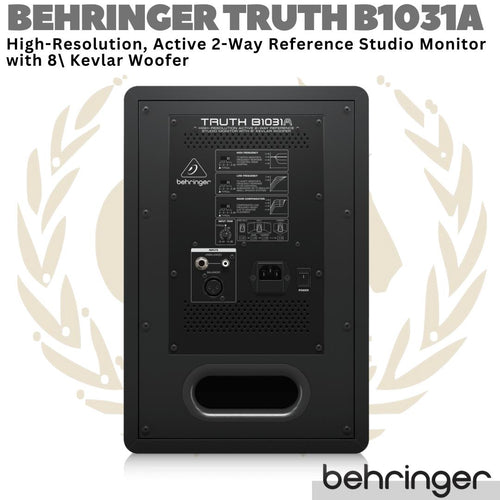 BEHRINGER TRUTH B1031A Active Studio Monitor Speaker 8" Kevlar Woofer