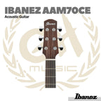 Ibanez AAM70CE Acoustic Guitar w/Gloss Top - Gitar Akustik