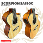 Scorpion SA190C Series Acoustic Guitar - SA 190 C Gitar Akustik Original Asli