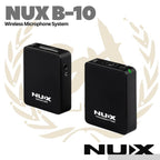 NUX B10 Vlog Wireless Lavalier Microphone System - B-10 Mic Clip On