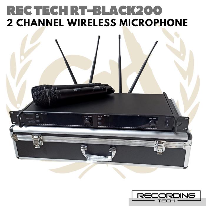 RECORDING TECH RT SUPER200 WIRELESS MICROPHONE - 2 CHANEL MIC WIRELESS