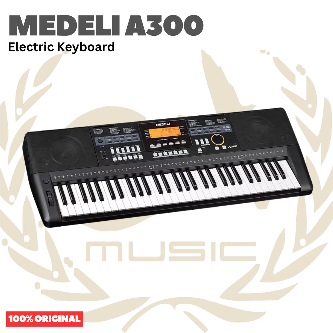 MEDELI A300 61-Keys Electric Keyboard Portable - A 300 Keyboard Original Asli