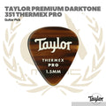 Taylor Premium DarkTone 351 Thermex Pro Picks, Tortoise Shell, 1.50mm, 6-Pack