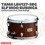 TAMA LBU127-SBG 12x7inch SLP MOD Bubinga Snare Drum, Satin Bubinga - Senar Drum