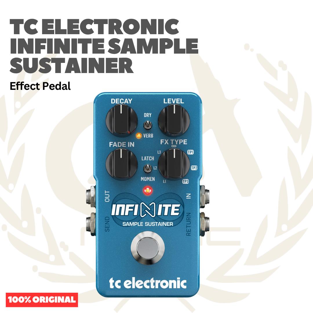 TC Electronic Infinite Sample Sustainer Guitar Effect Pedal - Pedal Efek Gitar Bass