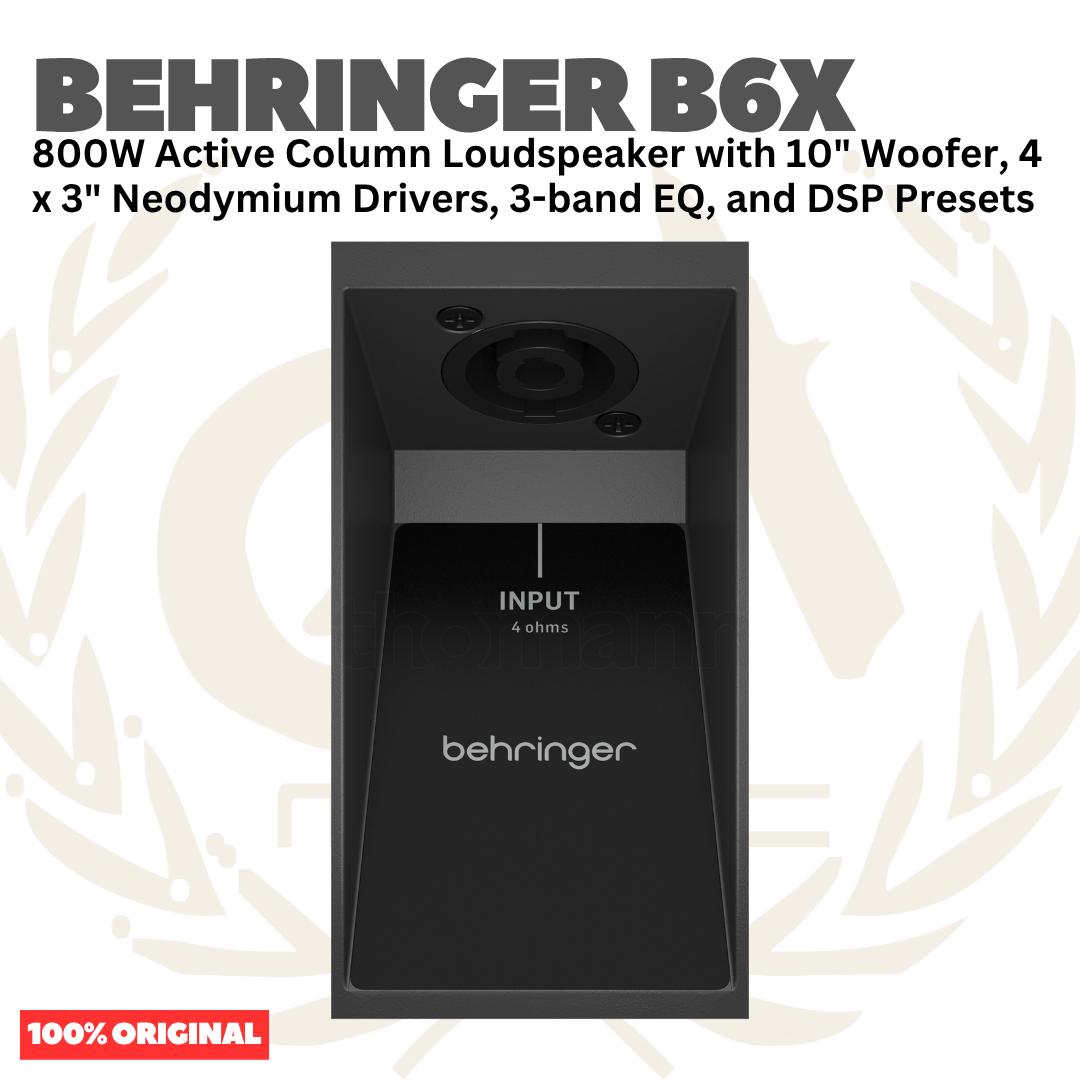 Behringer B6X 800W Active Column Loudspeaker
