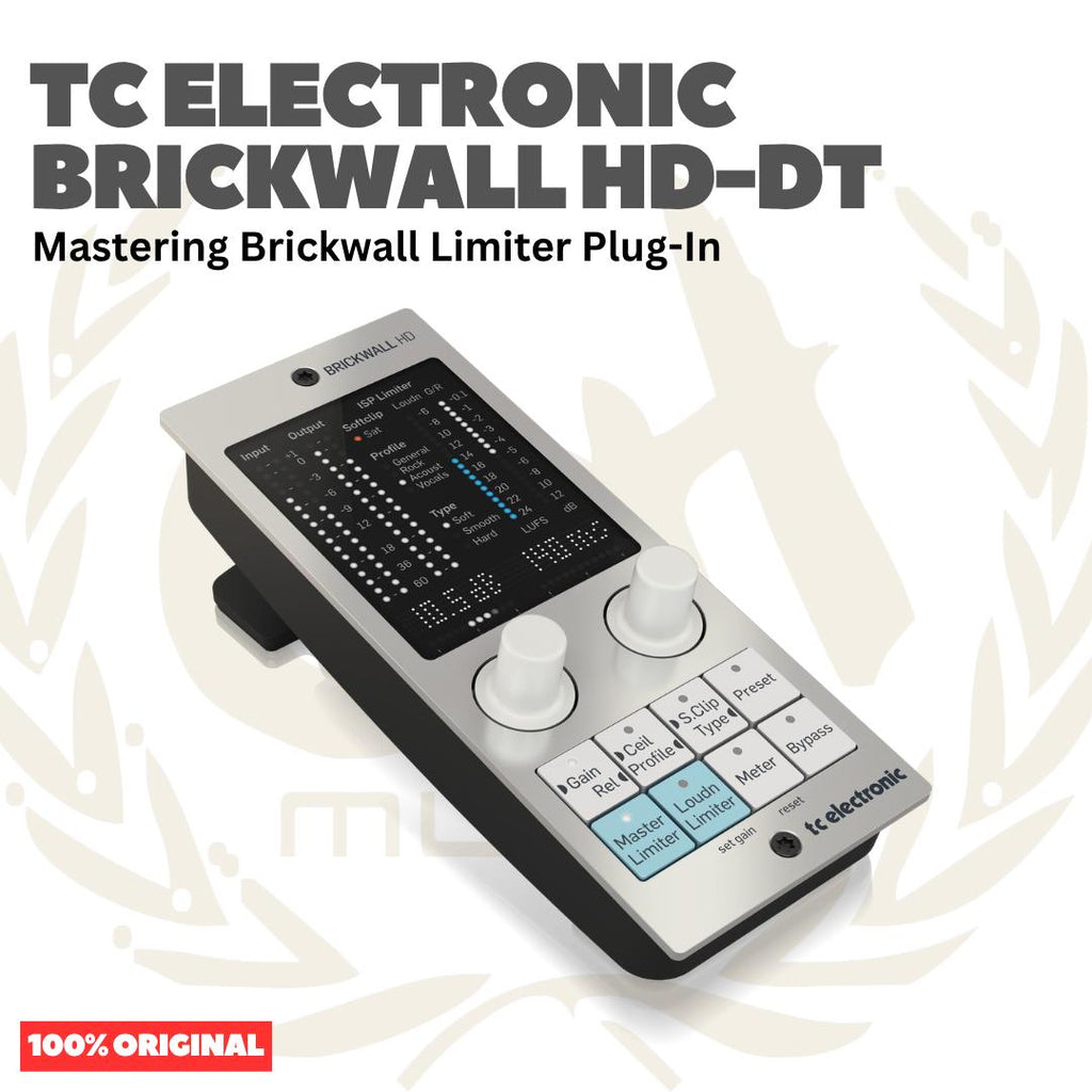 TC Electronic Brickwall HD-DT Mastering Brickwall Limiter Plug-In with Dedicated Hardware Interface