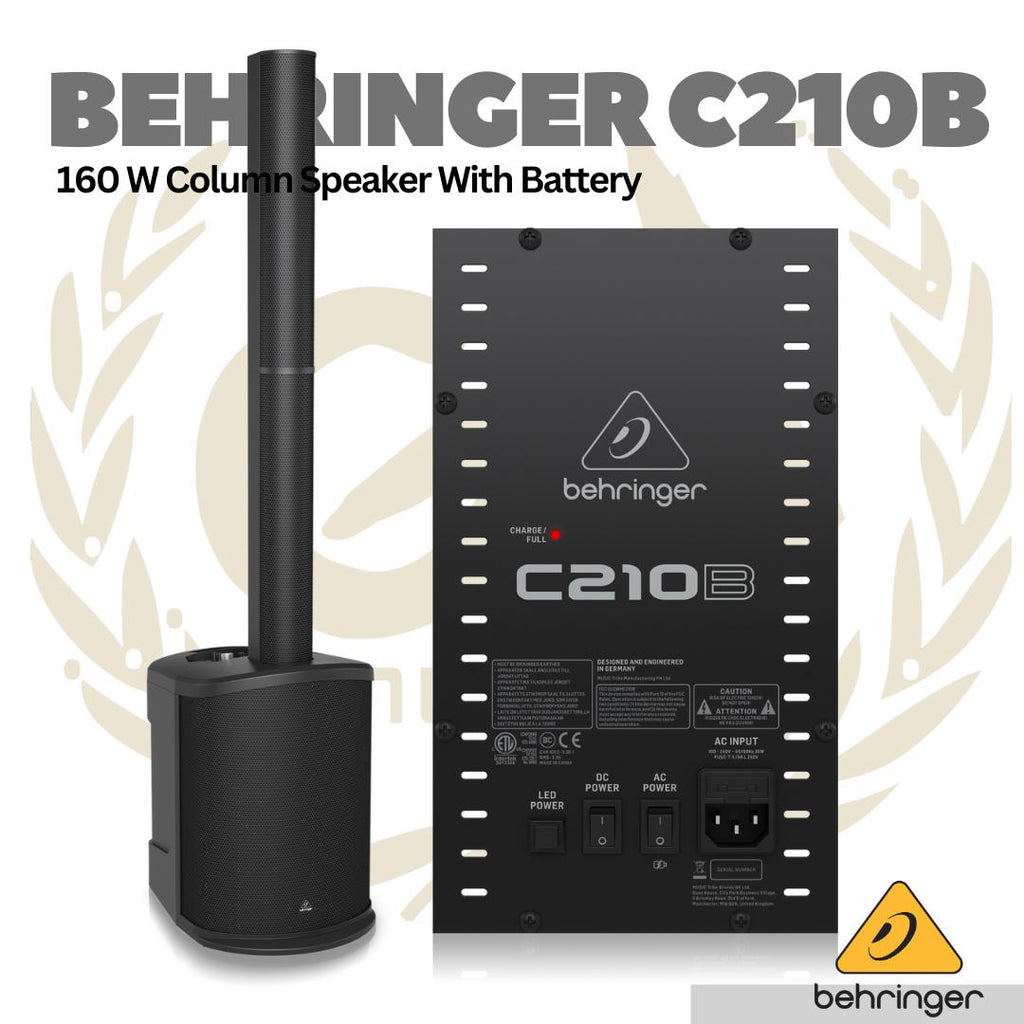 Behringer C210B 160W Column Speaker Active - Speker Kolom