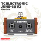 TC Electronic June-60 V2 Authentic Recreation of the Juno-60 Synthesizer Chorus with 2-Button Interface and BBD Circuitry Effect Pedal - Efek Pedal Gitar