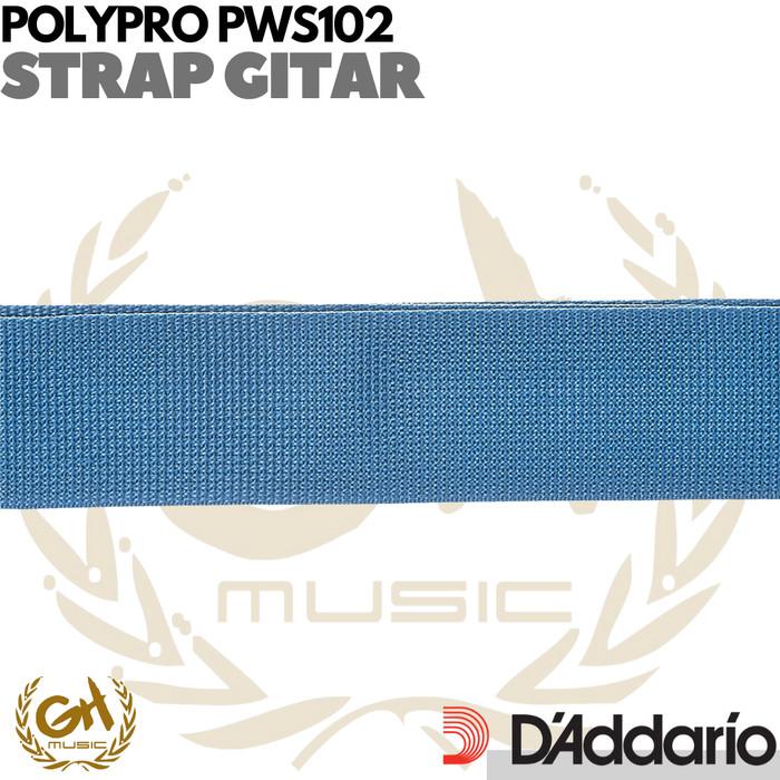 D'ADDARIO POLYPRO GUITAR STRAP Blue PWS102 - STRAP GITAR