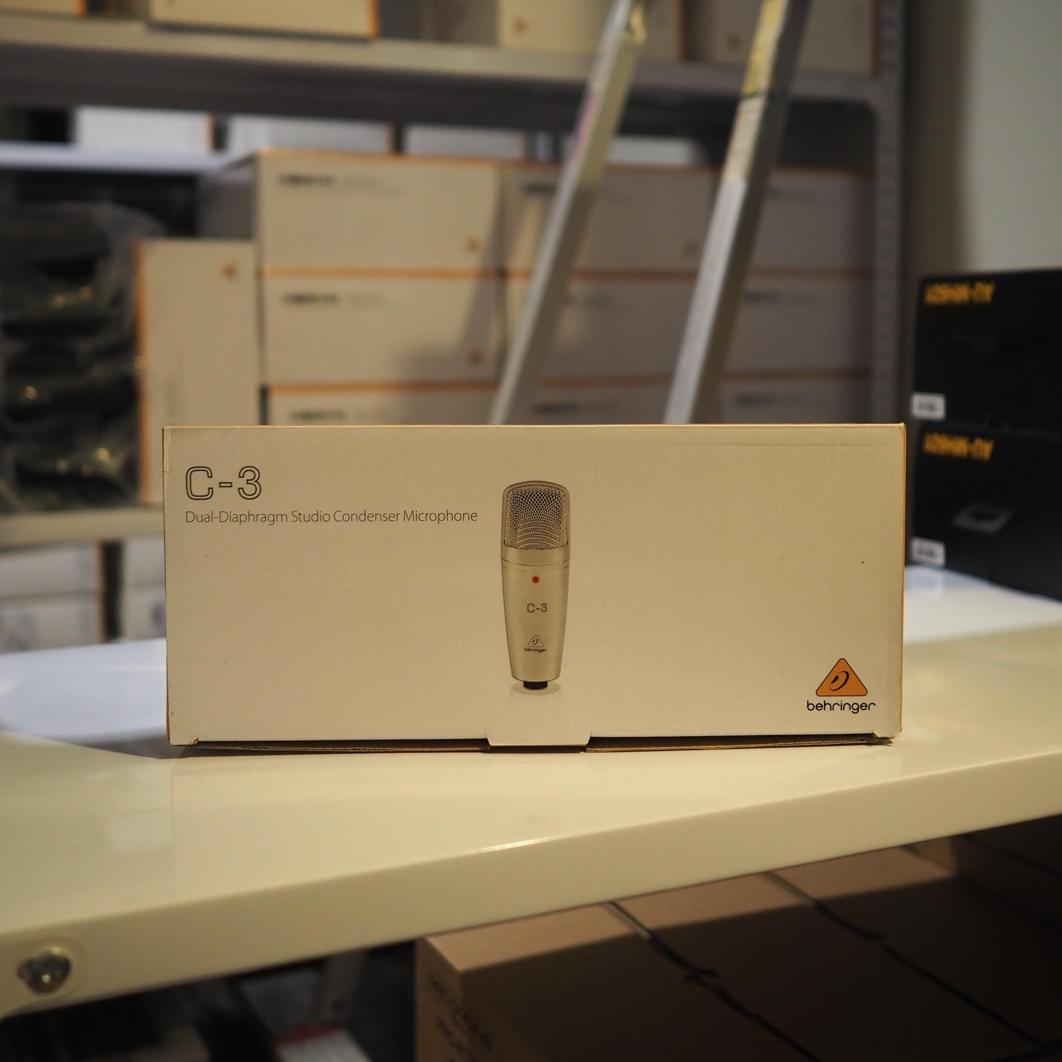 BEHRINGER C3 Dual-Diaphragm Studio Condenser Microphone | Mic Rekaman