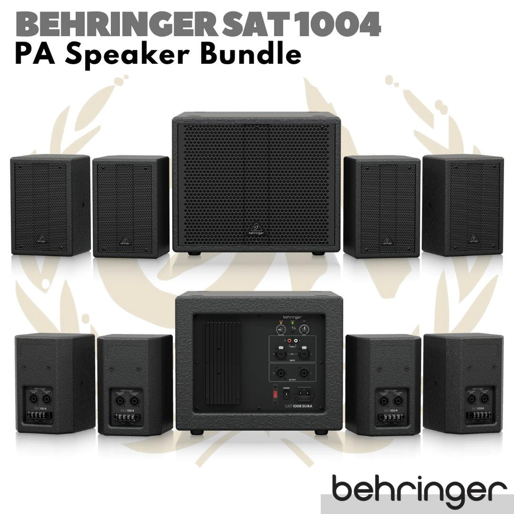 BEHRINGER SAT1004 Bundle PA Speaker | Kafe Karaoke Multimedia SAT 1004