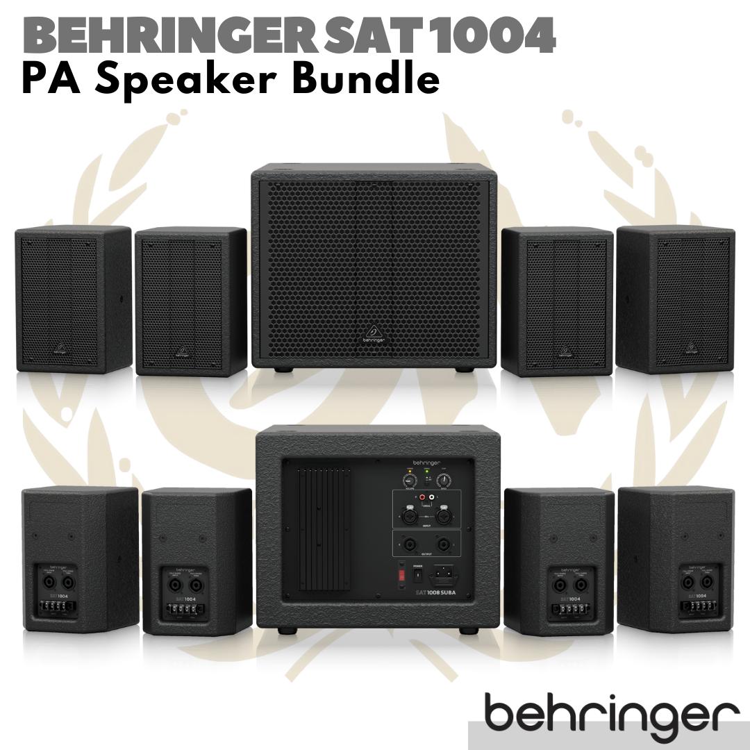 BEHRINGER SAT1004 Bundle PA Speaker | Kafe Karaoke Multimedia SAT 1004