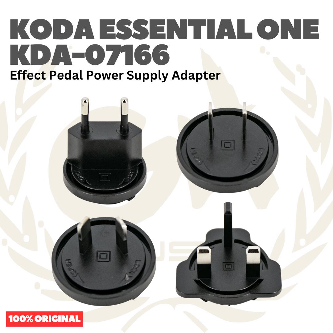 Koda Essential KDA-07166 Effect Pedal Power Supply Adapter ONE - Kabel Power Adapter Efek Pedal 9V