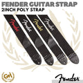 Fender 2inch Poly Guitar Strap with Logo | Strap Gitar Bass