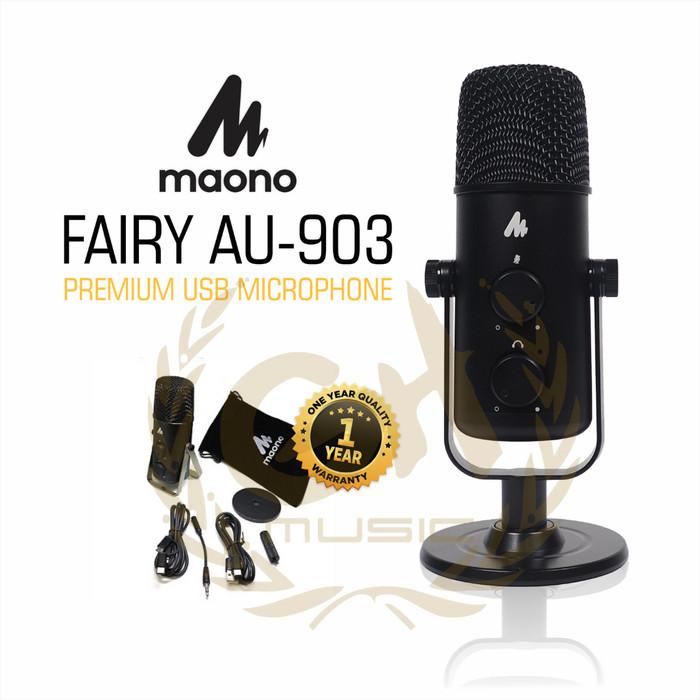MAONO AU-903 USB CONDENSER MICROPHONE RECORDING PODCAST ZOOM ASMR