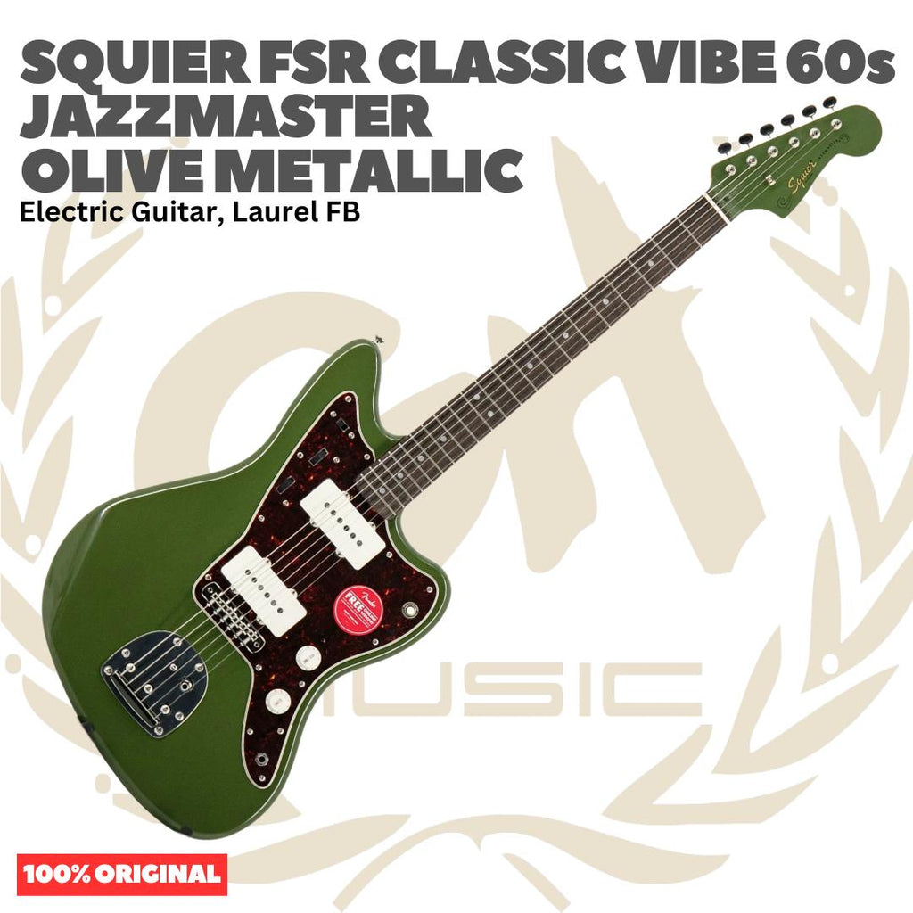 Squier FSR Classic Vibe 60s Jazzmaster Electric Guitar - Gitar Listrik Elektrik Original Asli