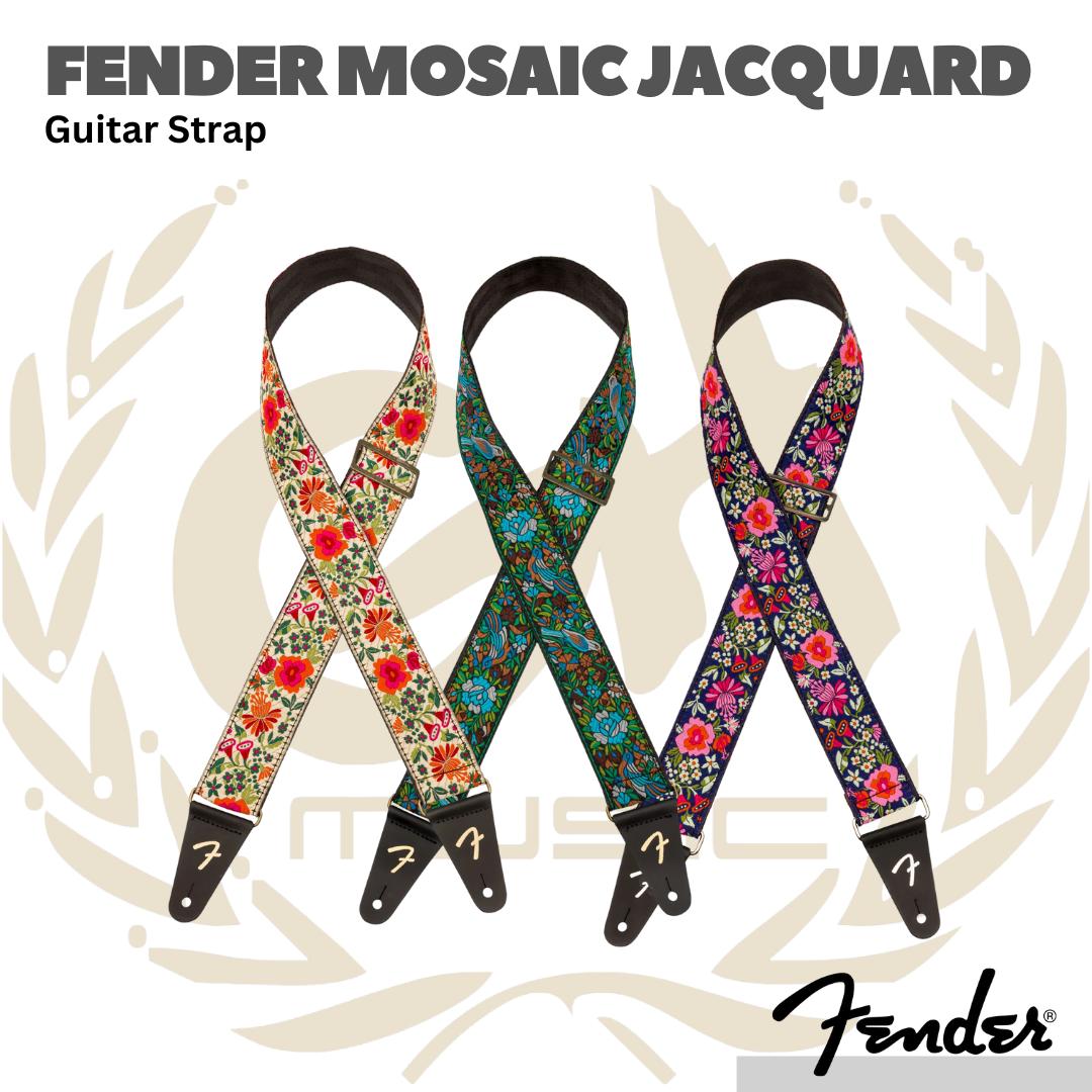 Fender Mosaic Jacquard Guitar Strap - Strep Gitar