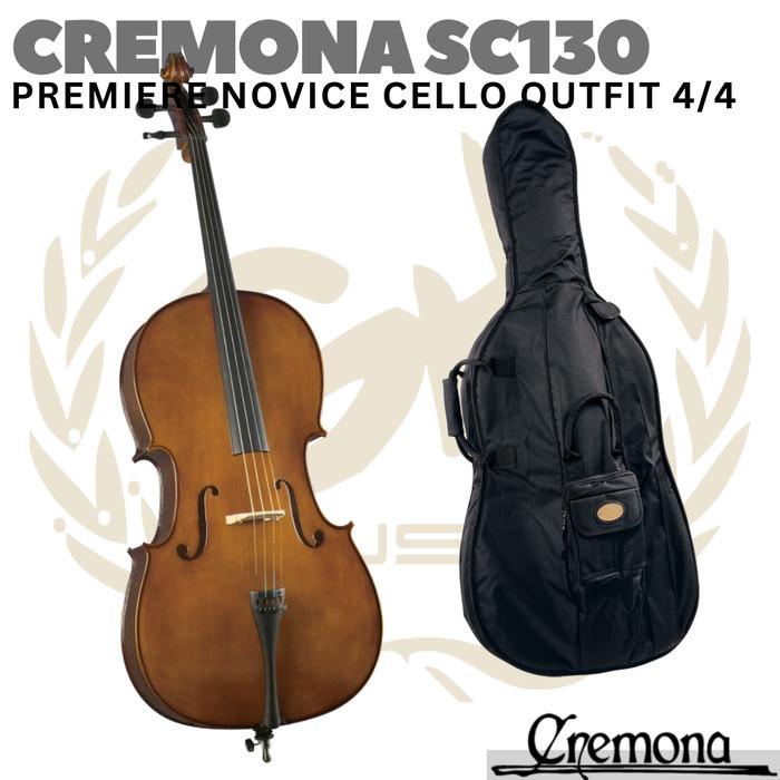 CREMONA SC-130 Premier Novice Cello Outfit 4/4 | SC130