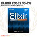 Elixir 12062 Nanoweb Light 8-String Electric Guitar Strings 10-74 - Senar Gitar Listrik