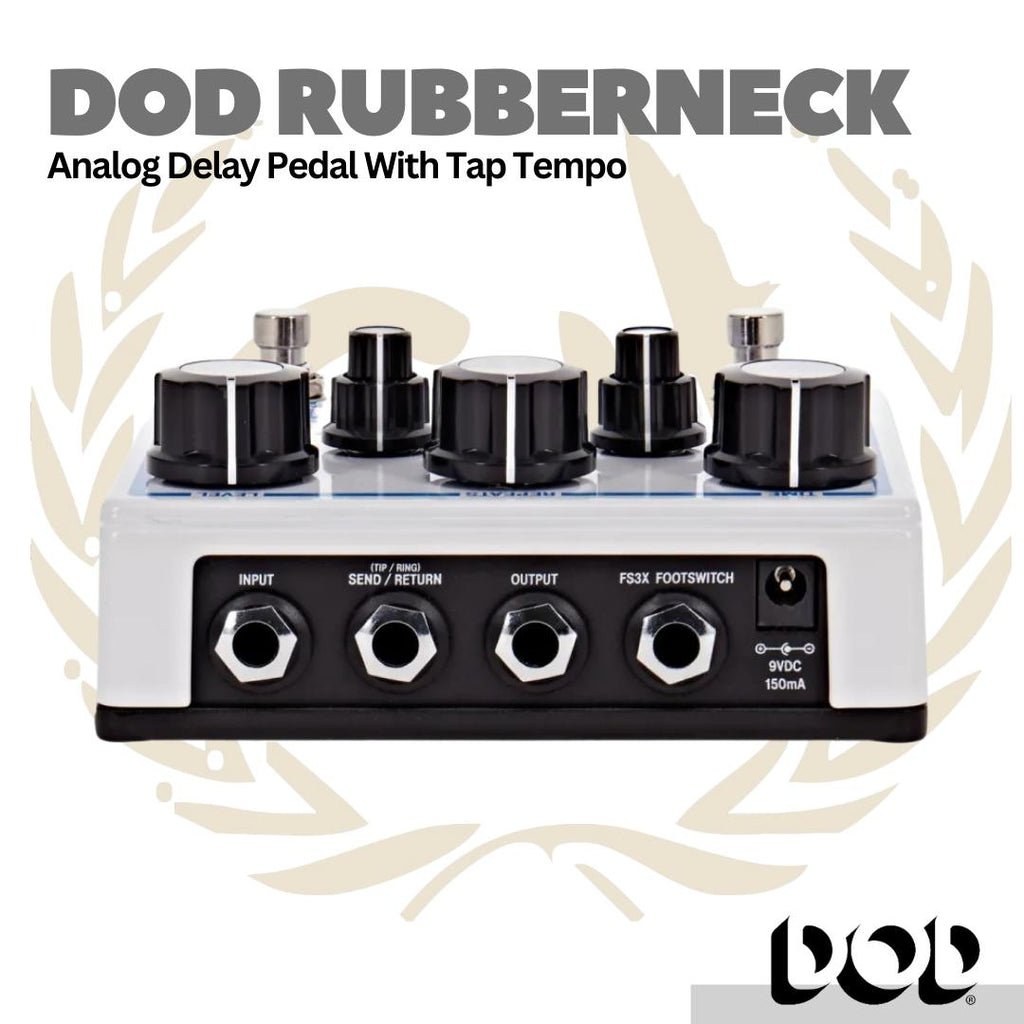 DOD Rubberneck Analog Delay Pedal with Tap Tempo - Efek Gitar