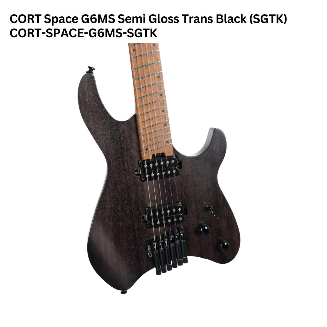 Cort Space G6MS Headless Multiscales Electric Guitar w/Bag - Gitar Listrik Elektrik