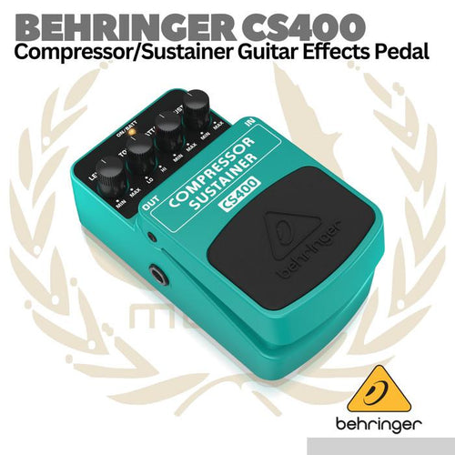 Behringer CS400 Compressor / Sustainer Pedal Effect - Efek Gitar