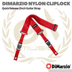 DiMarzio DD2200 Nylon ClipLock Quick Release 2Inch Guitar Strap