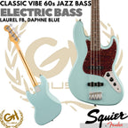 Squier Classic Vibe 60s Jazz Bass Guitar, Laurel FB - Gitar Bass Listrik