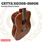 Cetta XO30E-SMGN Acoustic Electric Guitar - Gitar Akustik Elektrik dengan Preamp XO-30E-SMGN