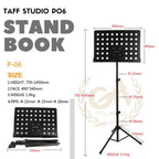 P-06 Stand Tripod Partitur Sheet Music Lembaran Musik P-06 - Stand Book P06 Stand Lipat P 06