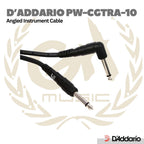D’ADDARIO PLANET WAVES PW-CGTRA-10 ANGLED SINGLE CONDUCTOR INSTR CABLE 10FT