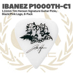 Ibanez P1000TH-C1 Tim Henson Signature Guitar Picks, 6 Pack - Pik Gitar P1000THC1