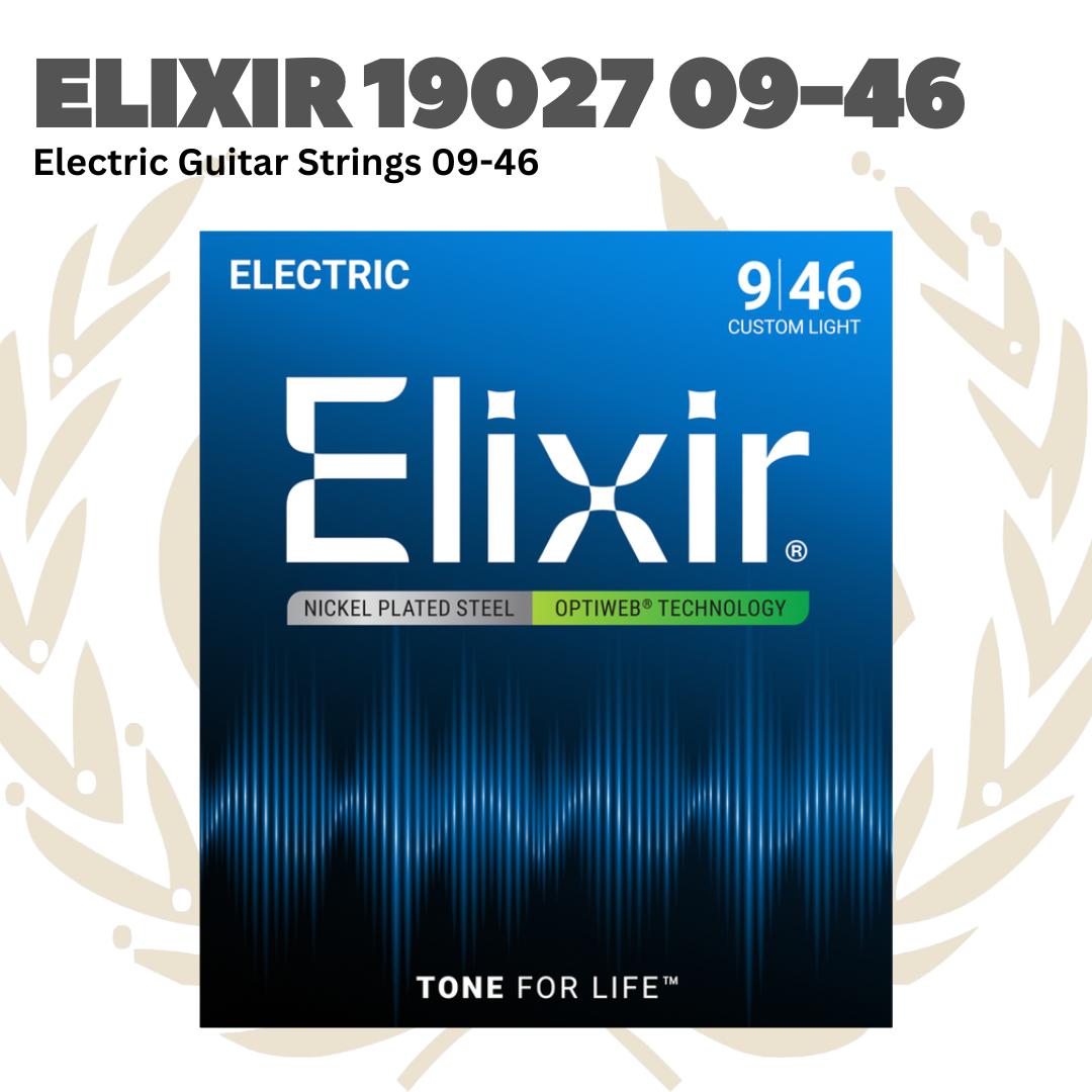 ELIXIR 19027 Optiweb Electric Guitar Strings 09-46 | Senar Gitar