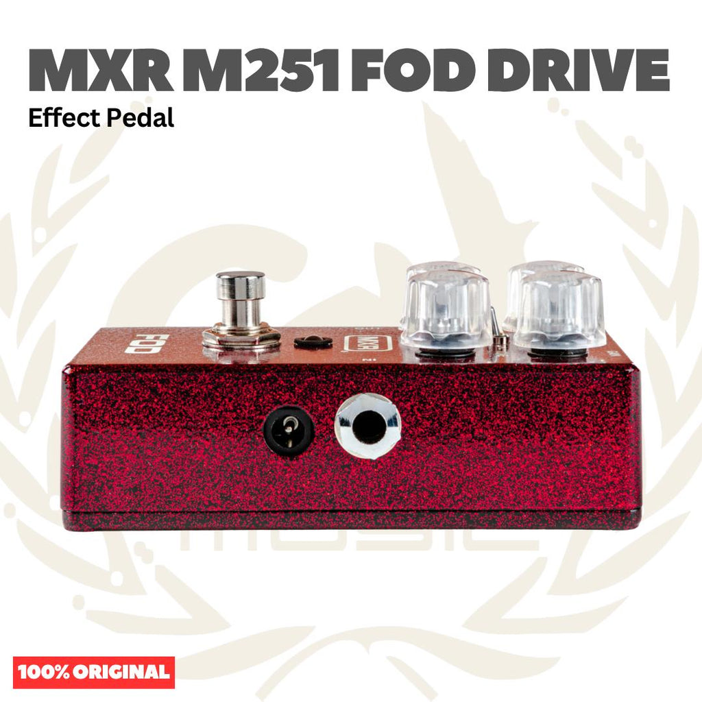 MXR FOD DRIVE M251 Effect Pedal - Efek Pedal Gitar Bass