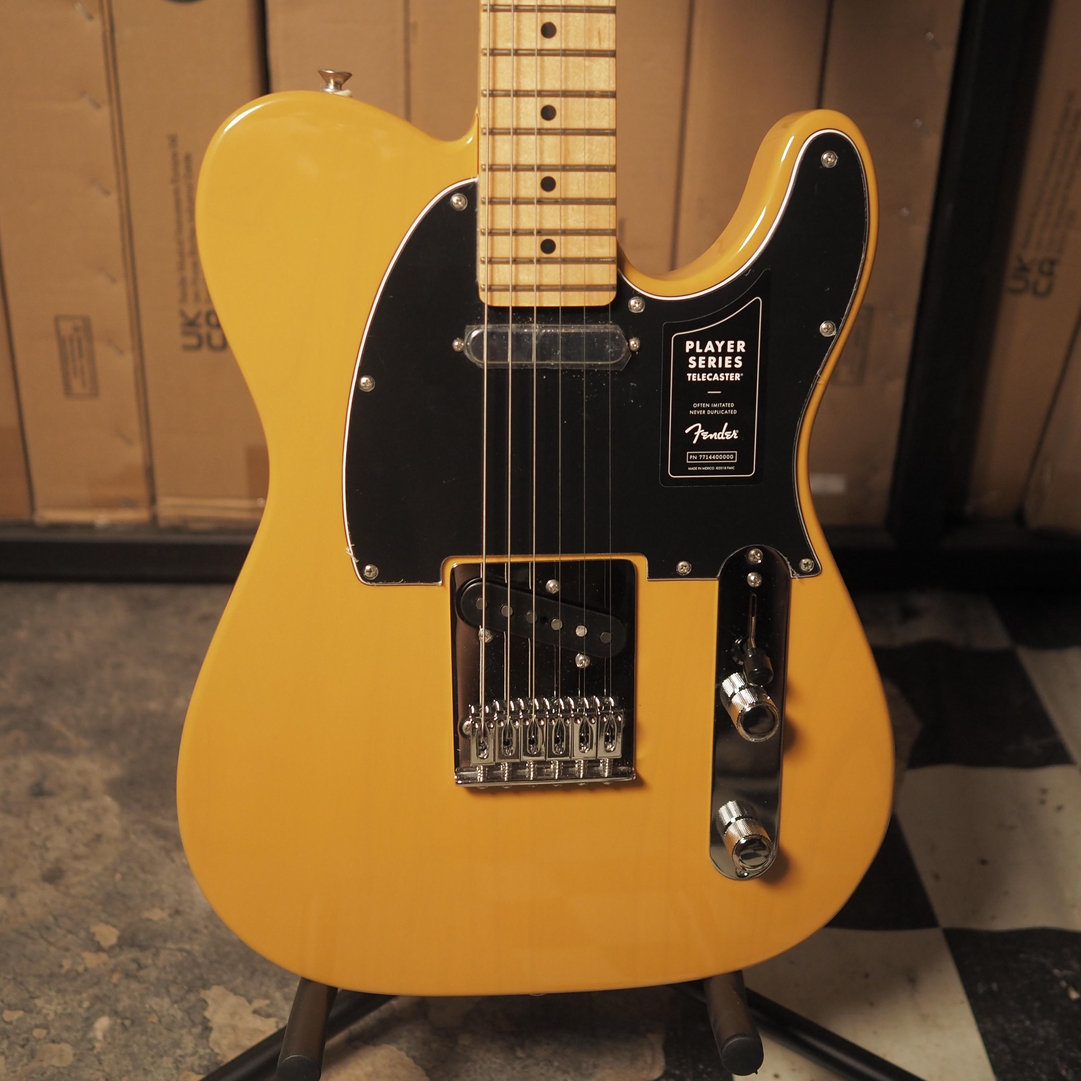 Fender Player Telecaster Electric Guitar, Maple FB | Gitar Listrik