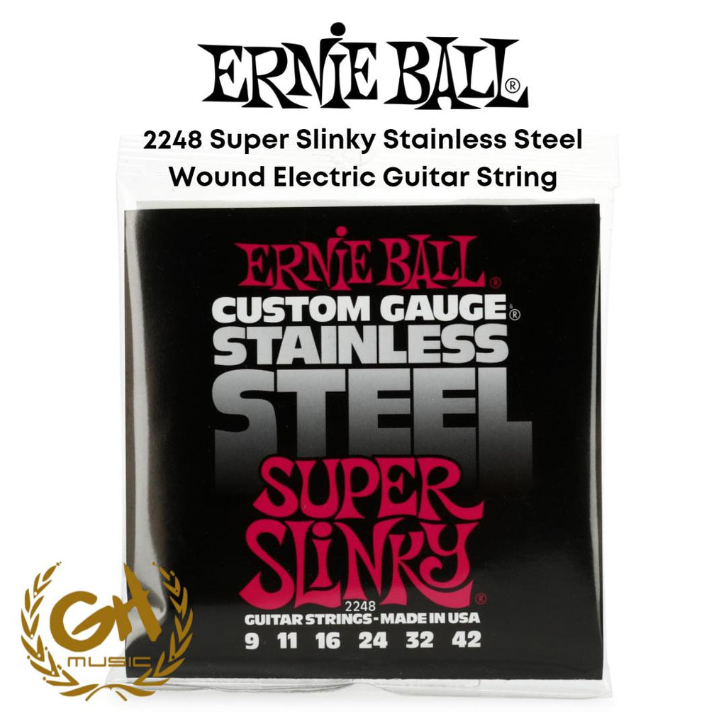 ErnieBall 2248 SuperSlinky StainlessSteel Wound Electric Guitar String